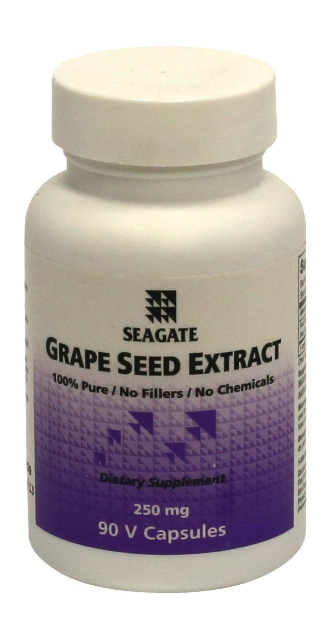 Seagate Grape Seed Extract 100% Pure 45g supplement front view