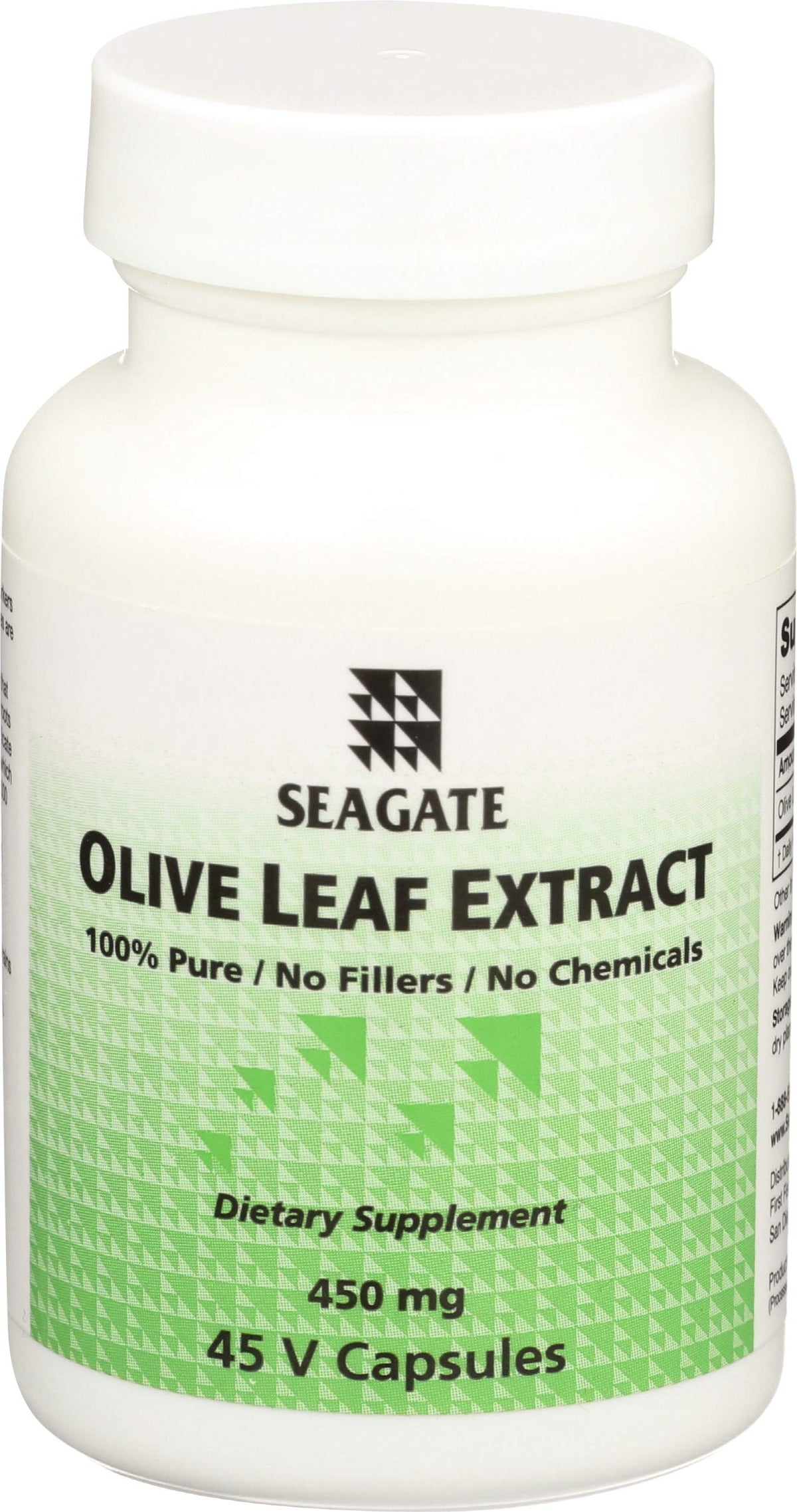 Seagate Olive Leaf Extract 100% Pure 45g front view