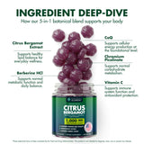 Secret Element Citrus Bergamot Gummies 1000mg jar with lid