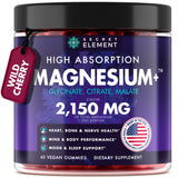 Secret Element Magnesium Gummies Wild Cherry front view