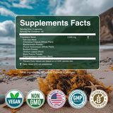 Secret Element Sea Moss Capsules displayed with herbal supplements