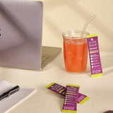 Secret Forest Daily Wellness Drink Mix with workout gear