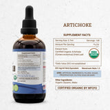 Secrets of the Tribe Artichoke Liquid Supplement ingredients list