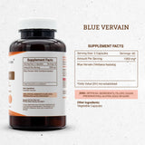 Secrets of the Tribe Blue Vervain Capsules with ingredients list