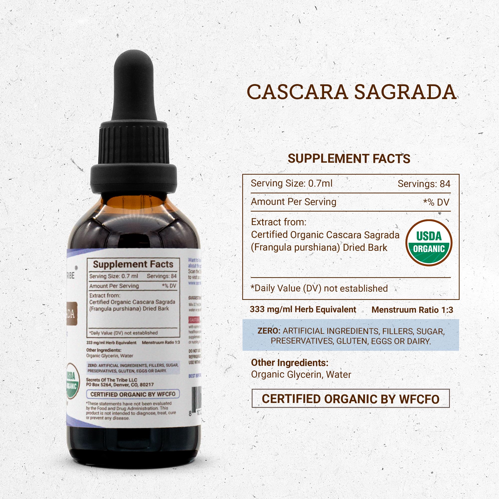 Secrets of the Tribe Daily daily Balance herbal supplement ingredients list