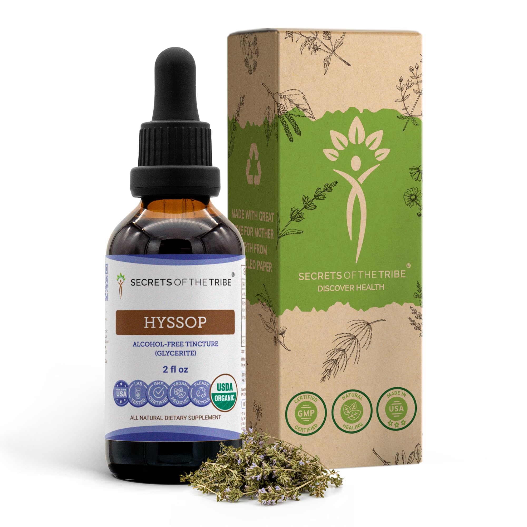 Secrets of the Tribe Echinacea Herbal Supplement front view