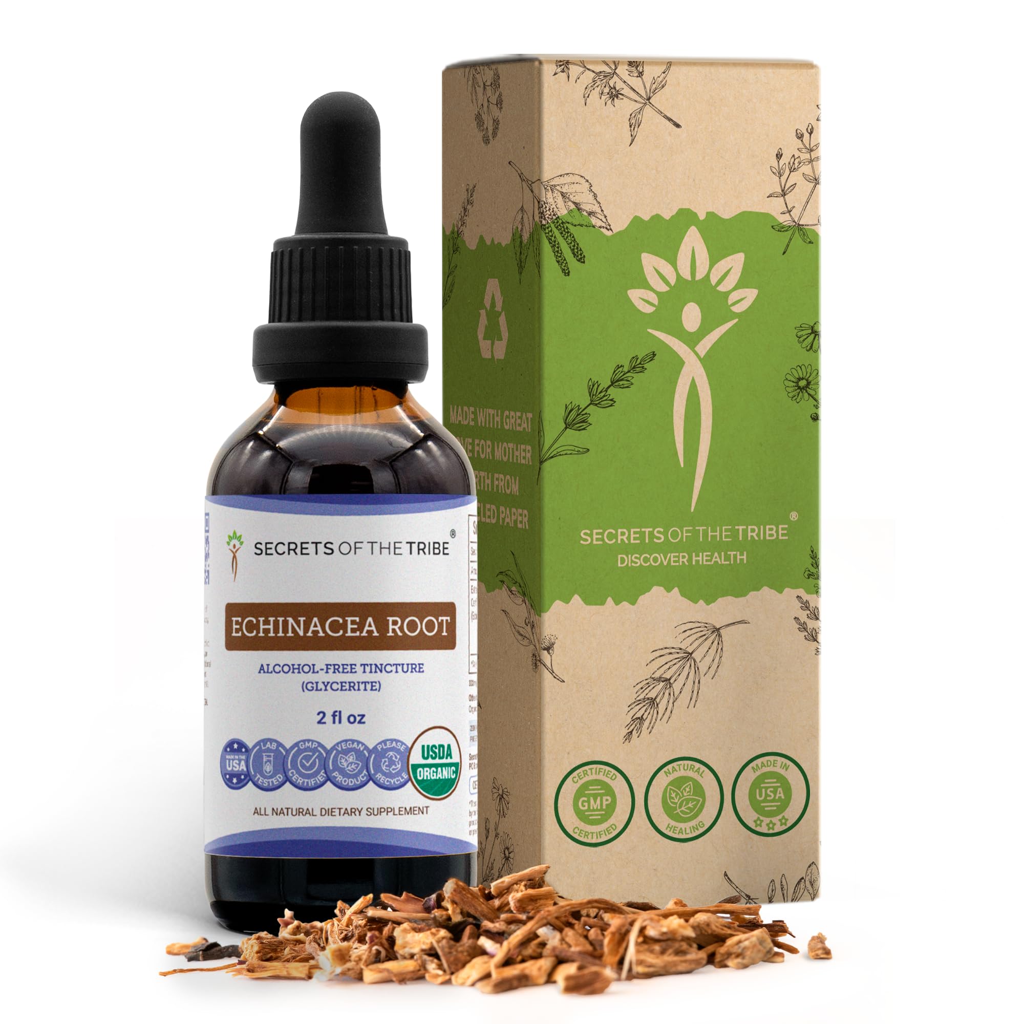 Secrets of the Tribe Echinacea Liquid Tincture front view