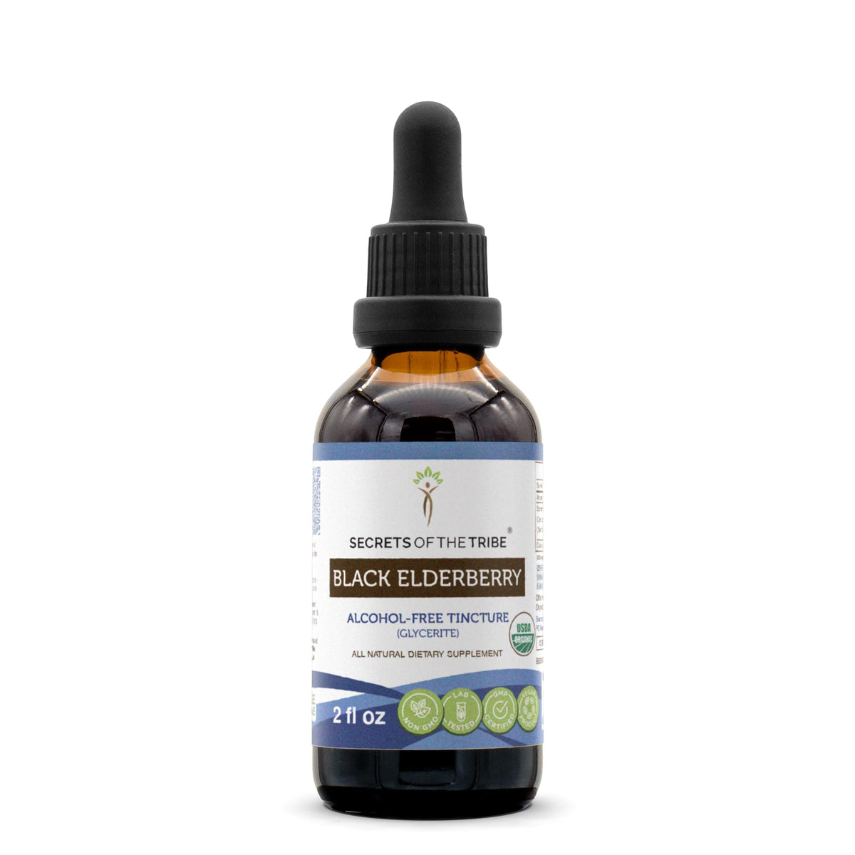 Secrets of the Tribe Elderberry Extract 141g front view