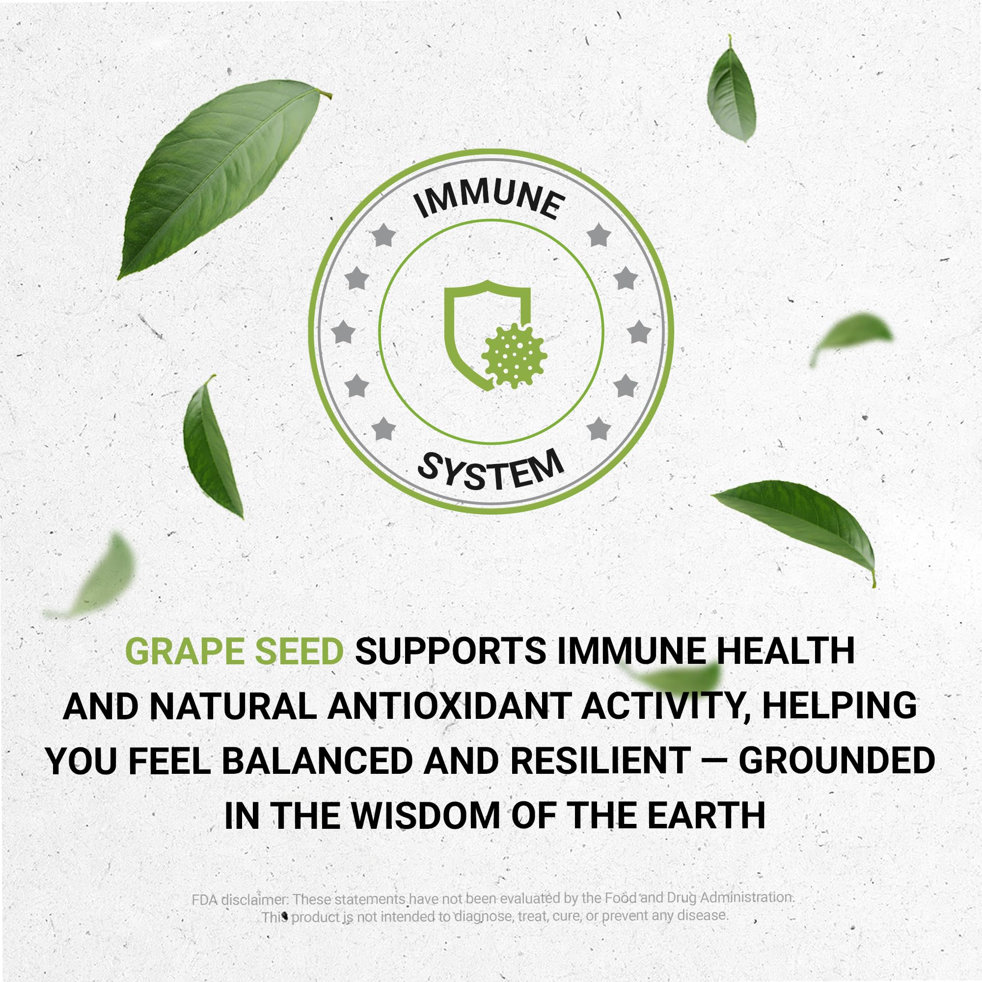 Secrets of the Tribe Grape Seed Extract 113g on a wooden table