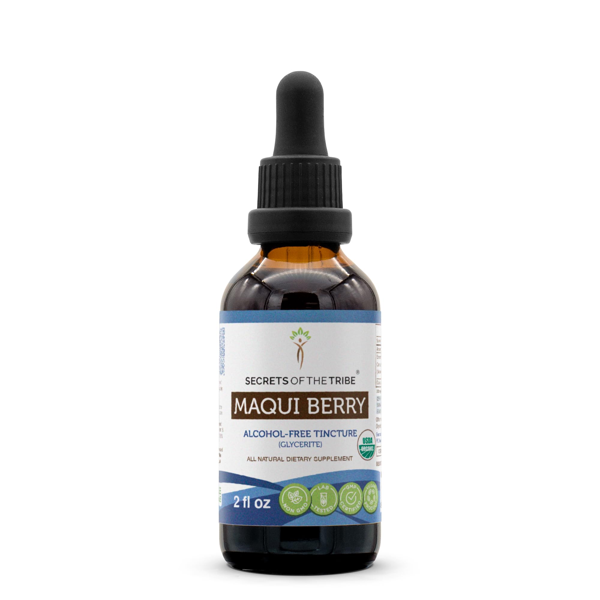 Secrets of the Tribe Herbal Supplement Liquid Tincture front view