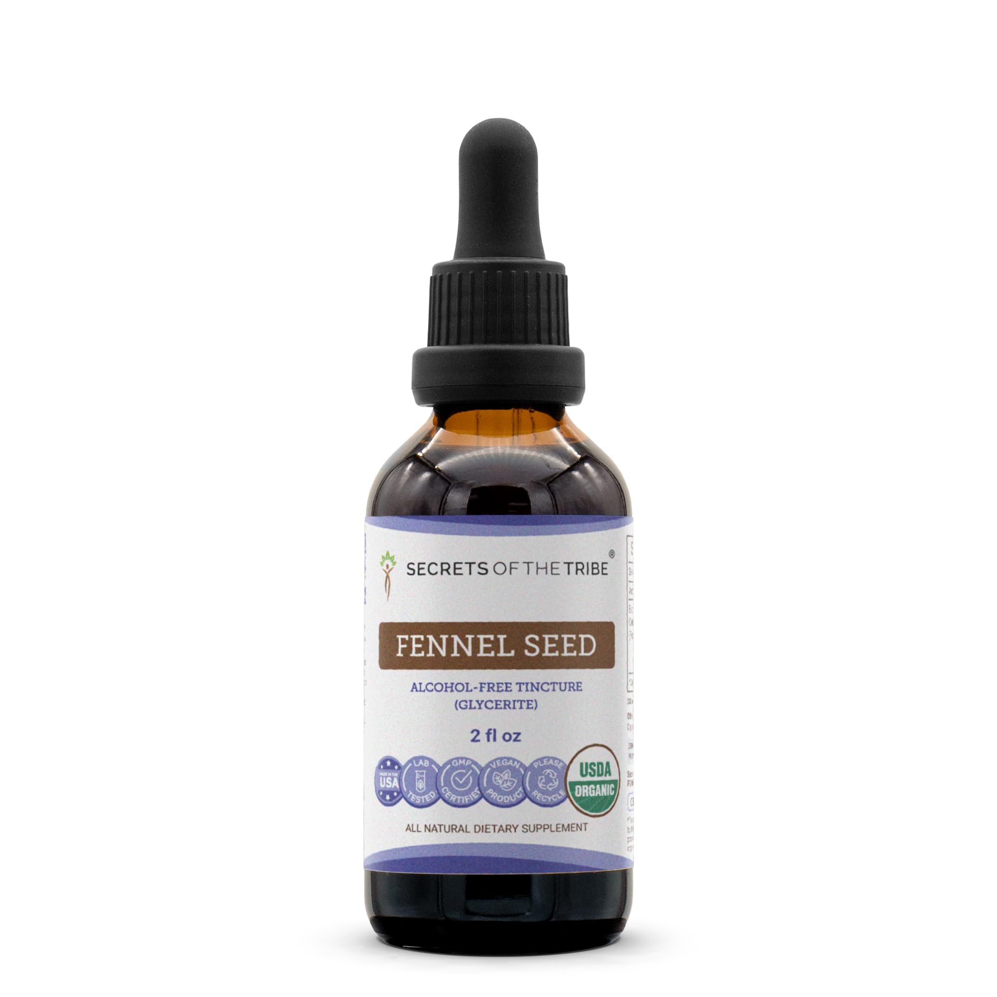 Secrets of the Tribe Liquid Herbal Supplement front view