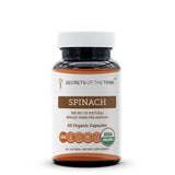 Secrets of the Tribe Organic Spinach Supplement front view