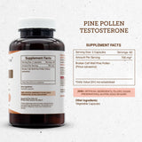 Secrets of the Tribe Pine Pollen Capsules packaging