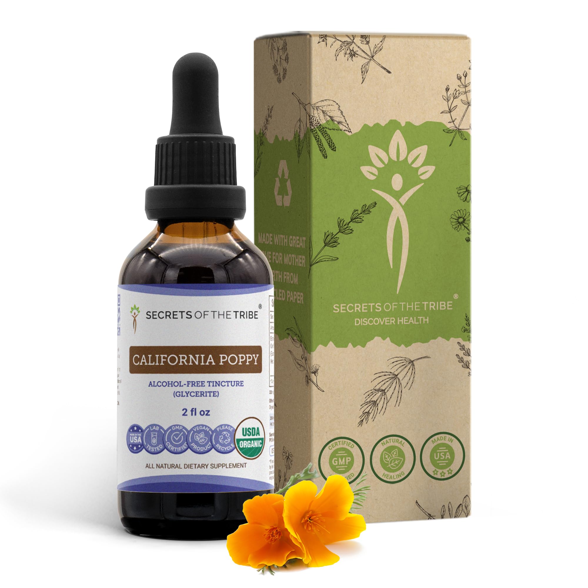 Secrets of the Tribe Sleep Tincture 144g front view