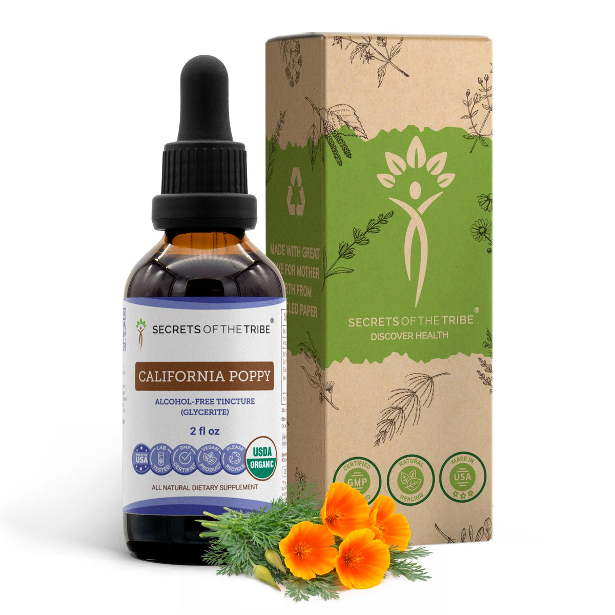 Secrets of the Tribe Sleep Tincture 57g front view