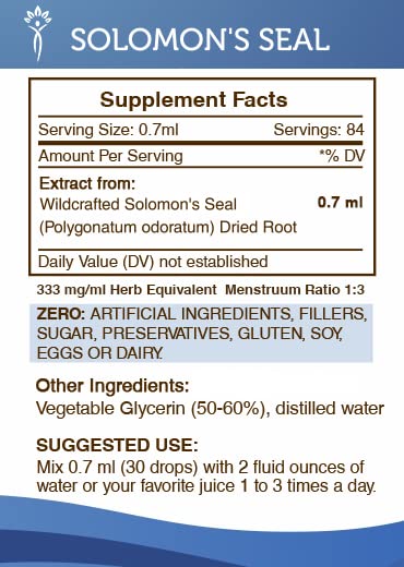 Secrets of the Tribe Solomon's Seal Herbal Supplement packaging