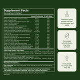 Seed Multivitamin DM-02 lifestyle shot with healthy foods