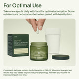 Seed Multivitamin DM-02 with a glass of water