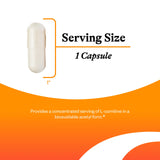 Seeking Health Acetyl-L-Carnitine supplement capsules with packaging