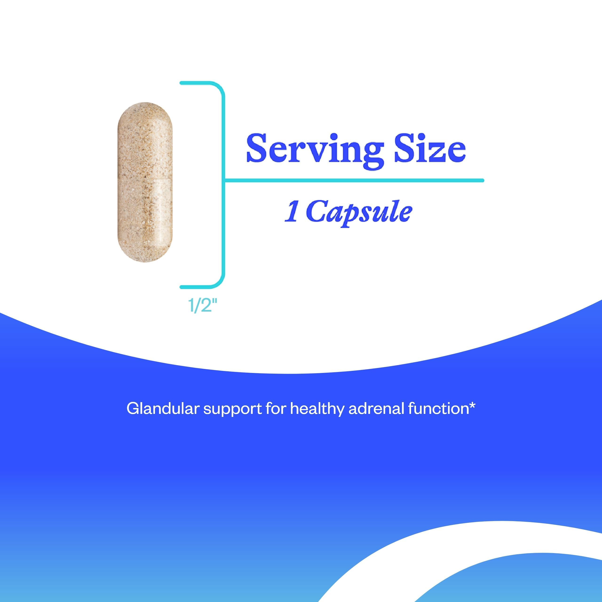 Seeking Health Adrenal Cortex Extract 50mg bottle with label