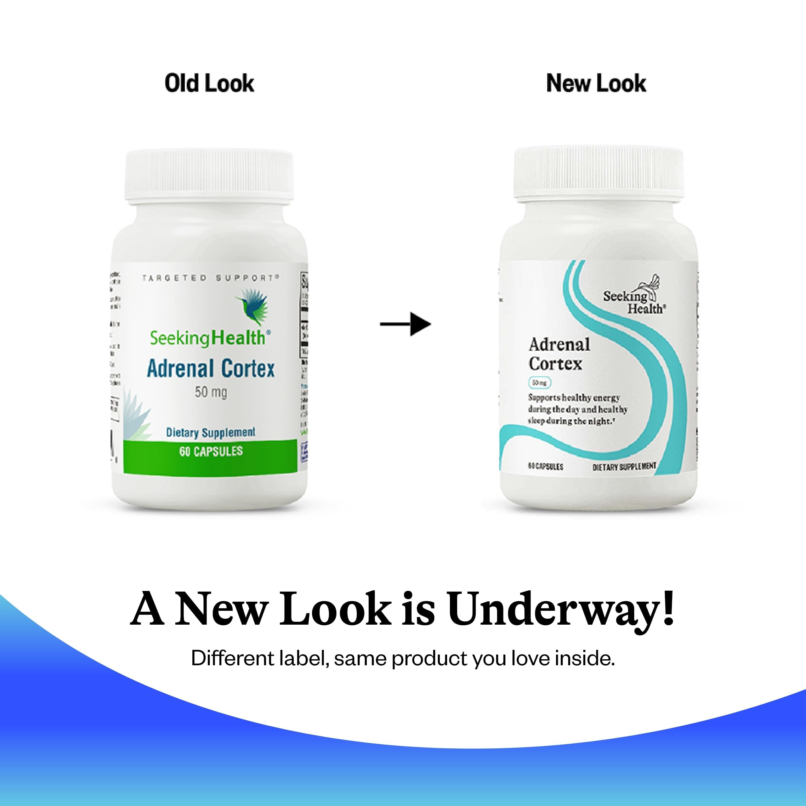 Seeking Health Adrenal Cortex Extract 50mg ingredients list
