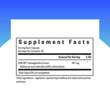 Seeking Health Ashwagandha Supplement 467mg capsules side view