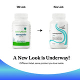 Seeking Health Ashwagandha Supplement on a wooden table
