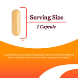 Seeking Health B Complex Supplement capsules on a wooden surface