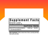 Seeking Health B12 Lozenge 2000mcg back view showing ingredients