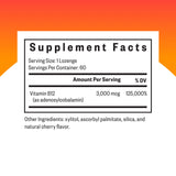 Seeking Health B12 Lozenge 3000mcg cherry flavour packaging