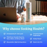 Seeking Health Brain & Memory Support Supplement with measuring spoon