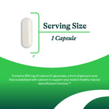 Seeking Health Calcium D-Glucarate Supplement side view of packaging