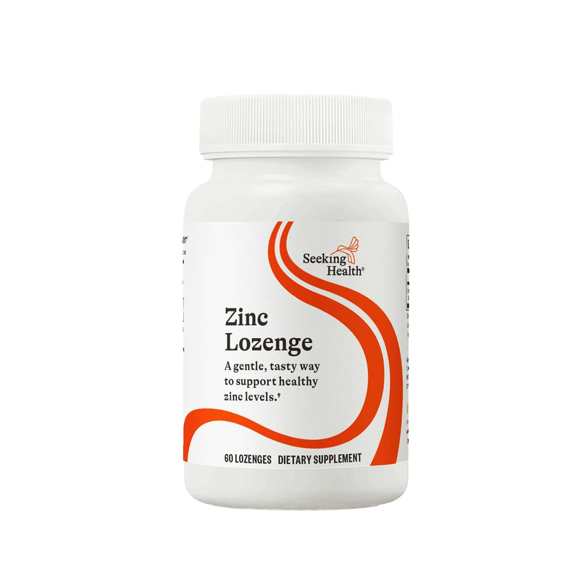 Seeking Health Chelated Zinc Lozenges 15mg front view