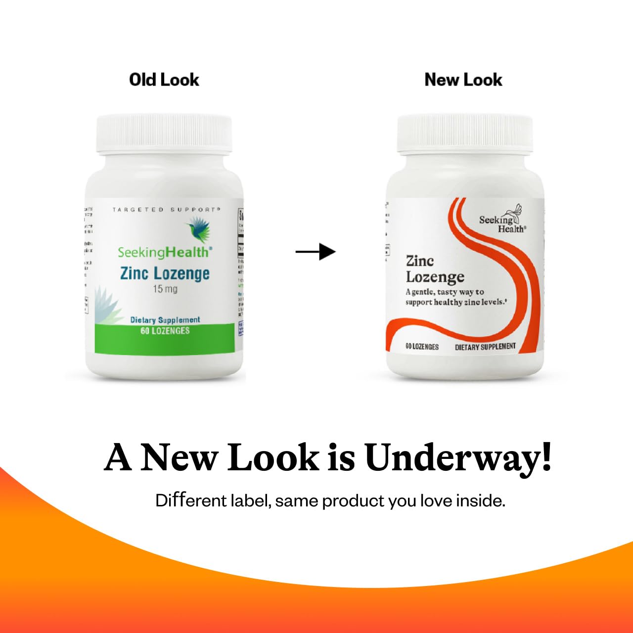 Seeking Health Chelated Zinc Lozenges back view