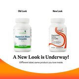 Seeking Health Chewable Magnesium Supplement with a glass of water