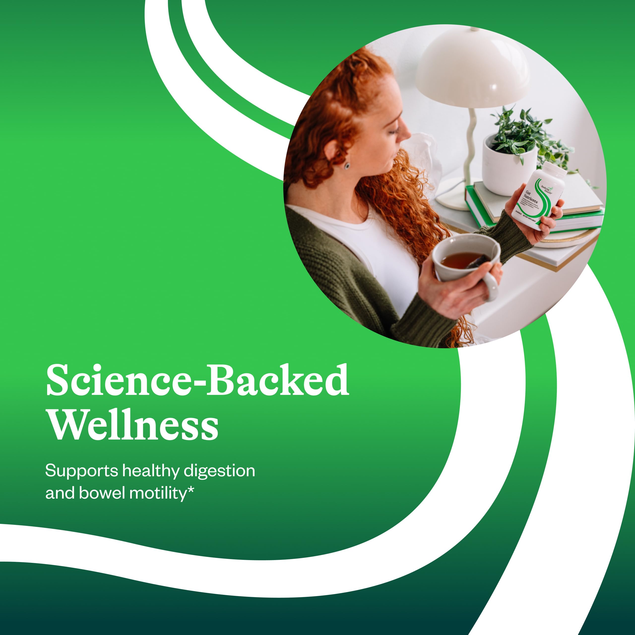 Seeking Health daily Support Supplement side view