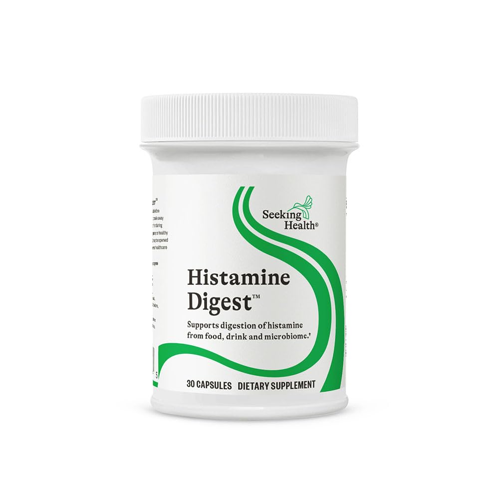 Seeking Health DAO Enzyme Supplement front view with packaging