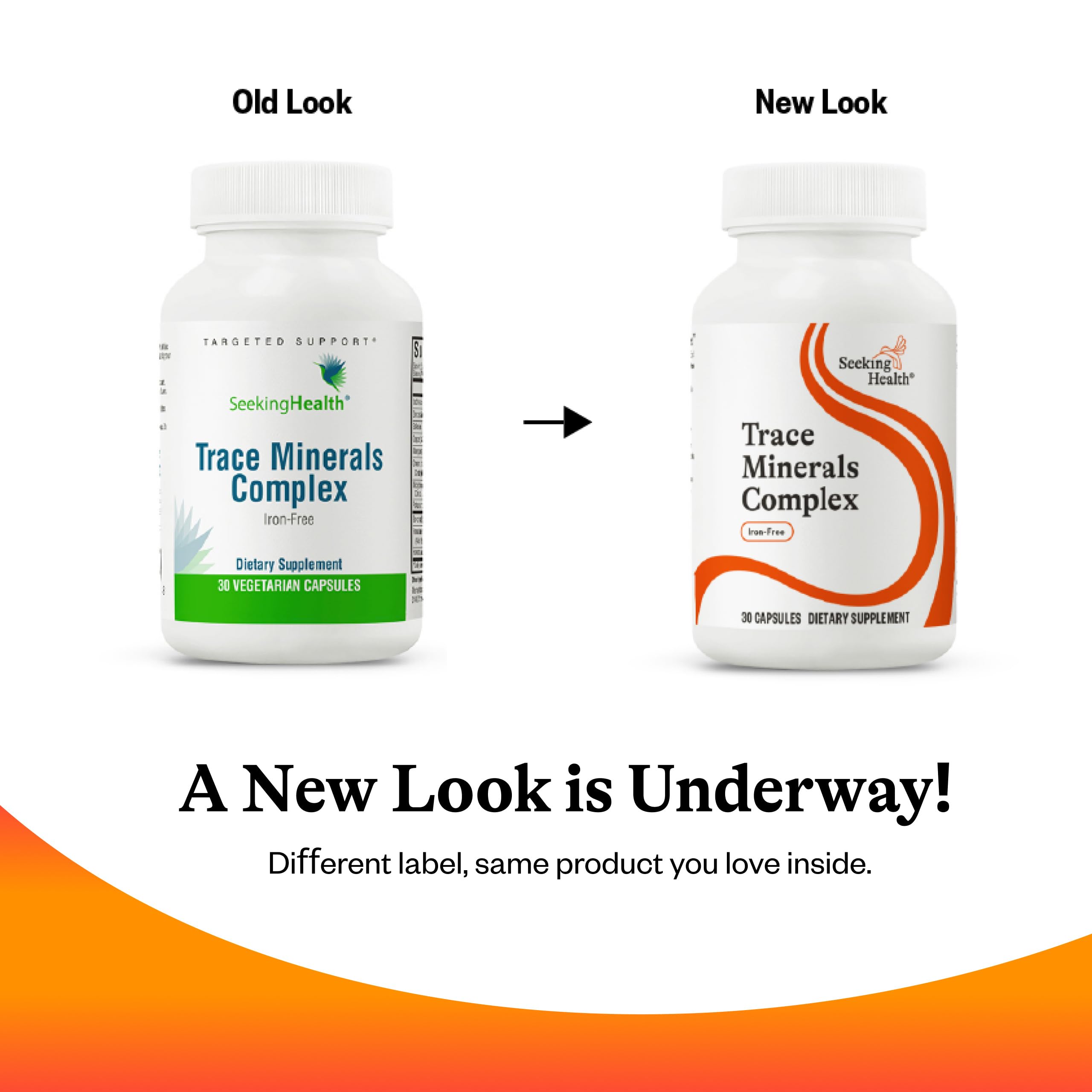 Seeking Health Essential Trace Mineral Supplement with a measuring spoon
