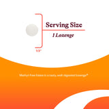 Seeking Health Folinic Acid Supplement 1360 mcg DFE side view