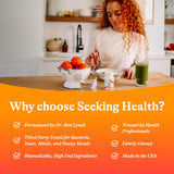 Seeking Health Iron Complex Supplement with measuring spoon for dosage