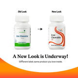 Seeking Health Iron Supplement chewable tablets in a bowl