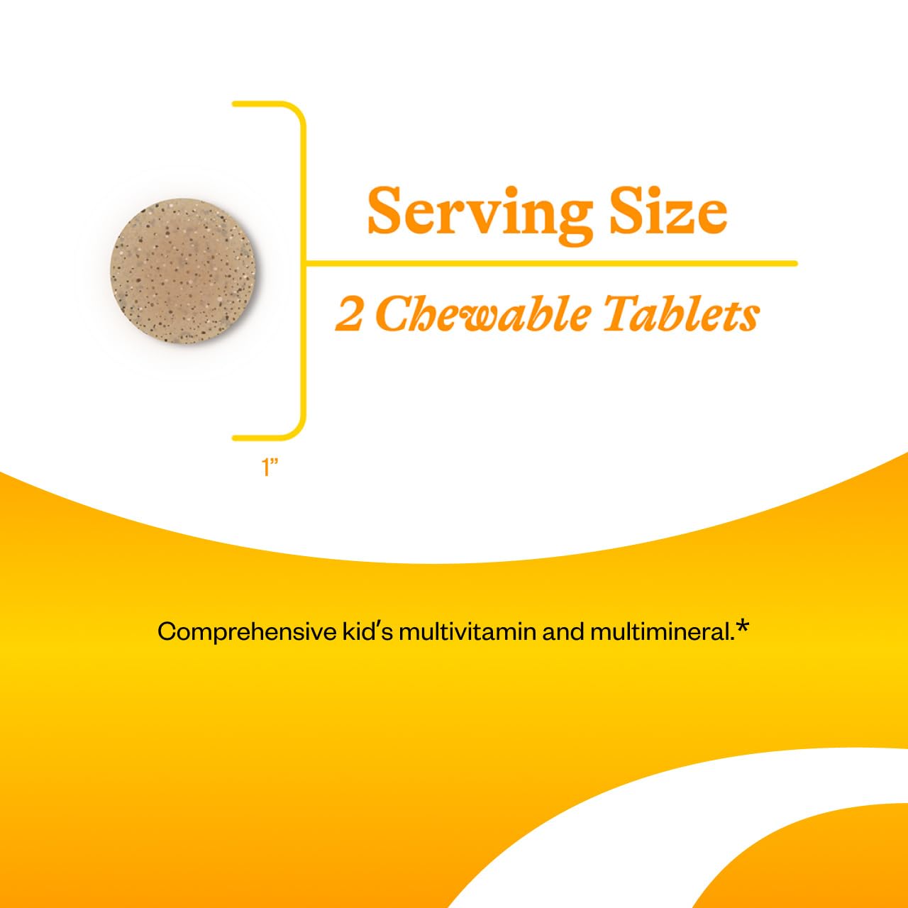 Seeking Health Kids Multivitamin Chewable tablet close-up
