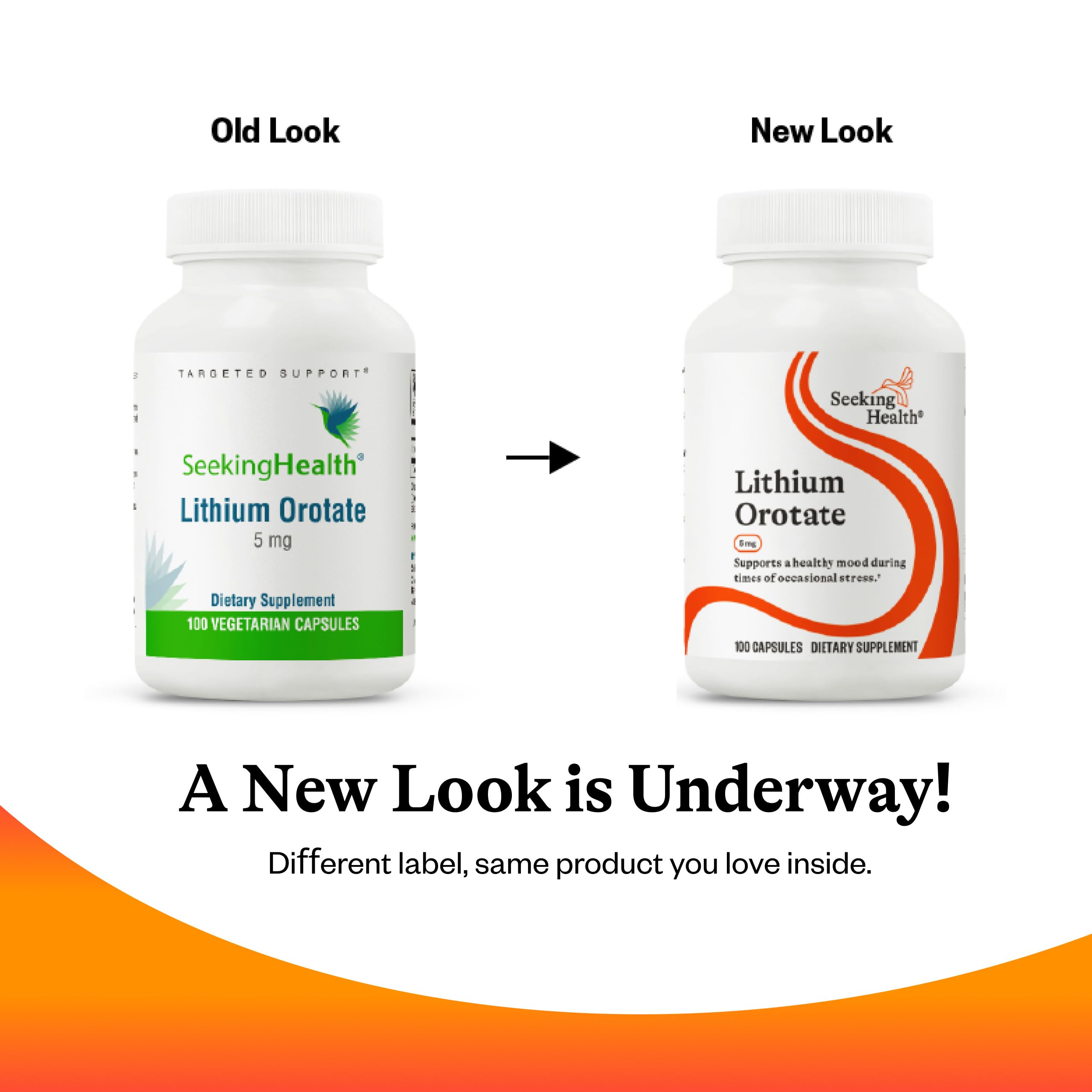 Seeking Health Lithium Orotate supplement with measuring spoon