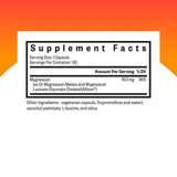 Seeking Health Magnesium Supplement 150mg capsule back view