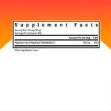 Seeking Health Magnesium Supplement Powder 500mg back view