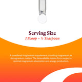 Seeking Health Magnesium Supplement Powder 500mg side view