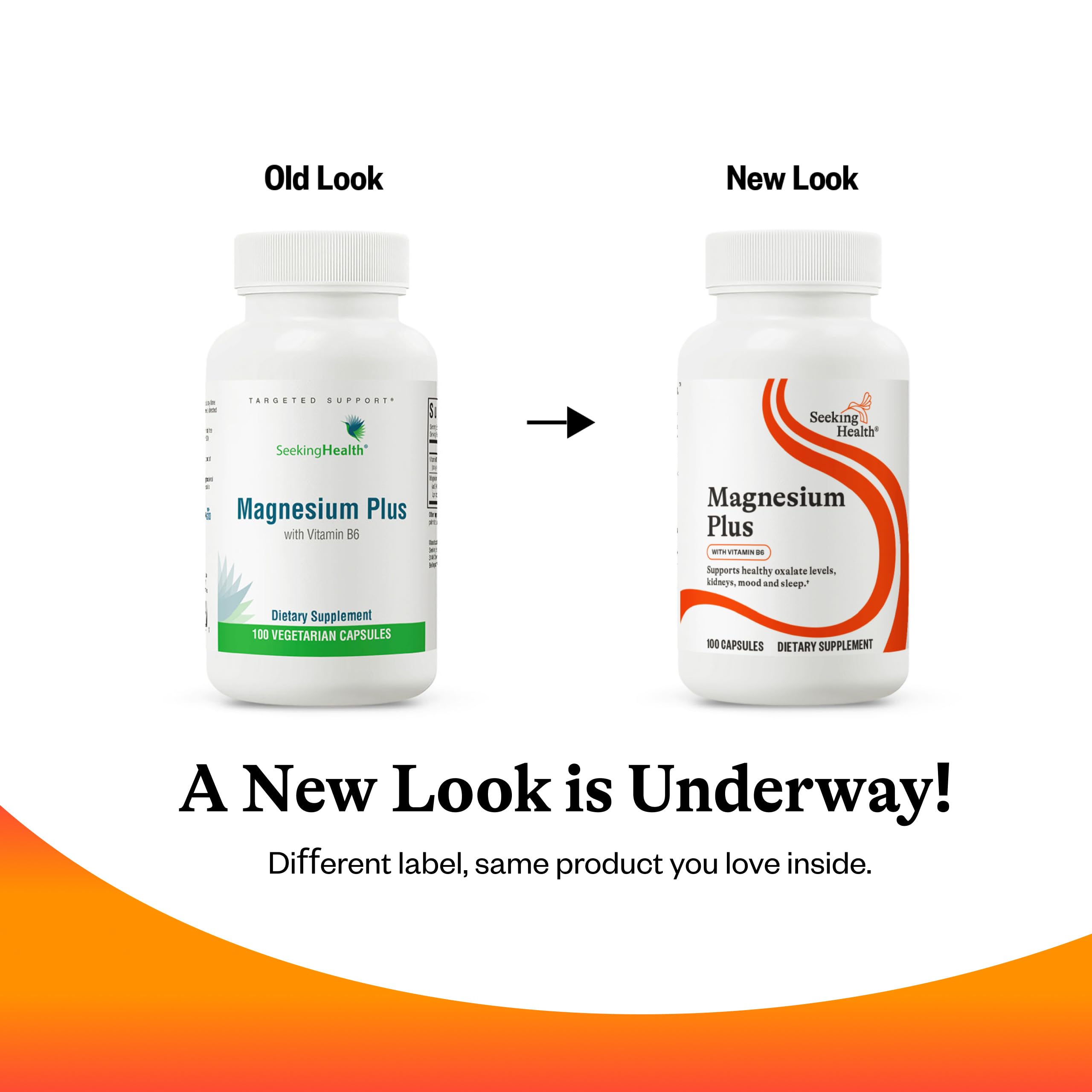 Seeking Health Magnesium Supplement with Vitamin B6 125mg capsules with measuring spoon