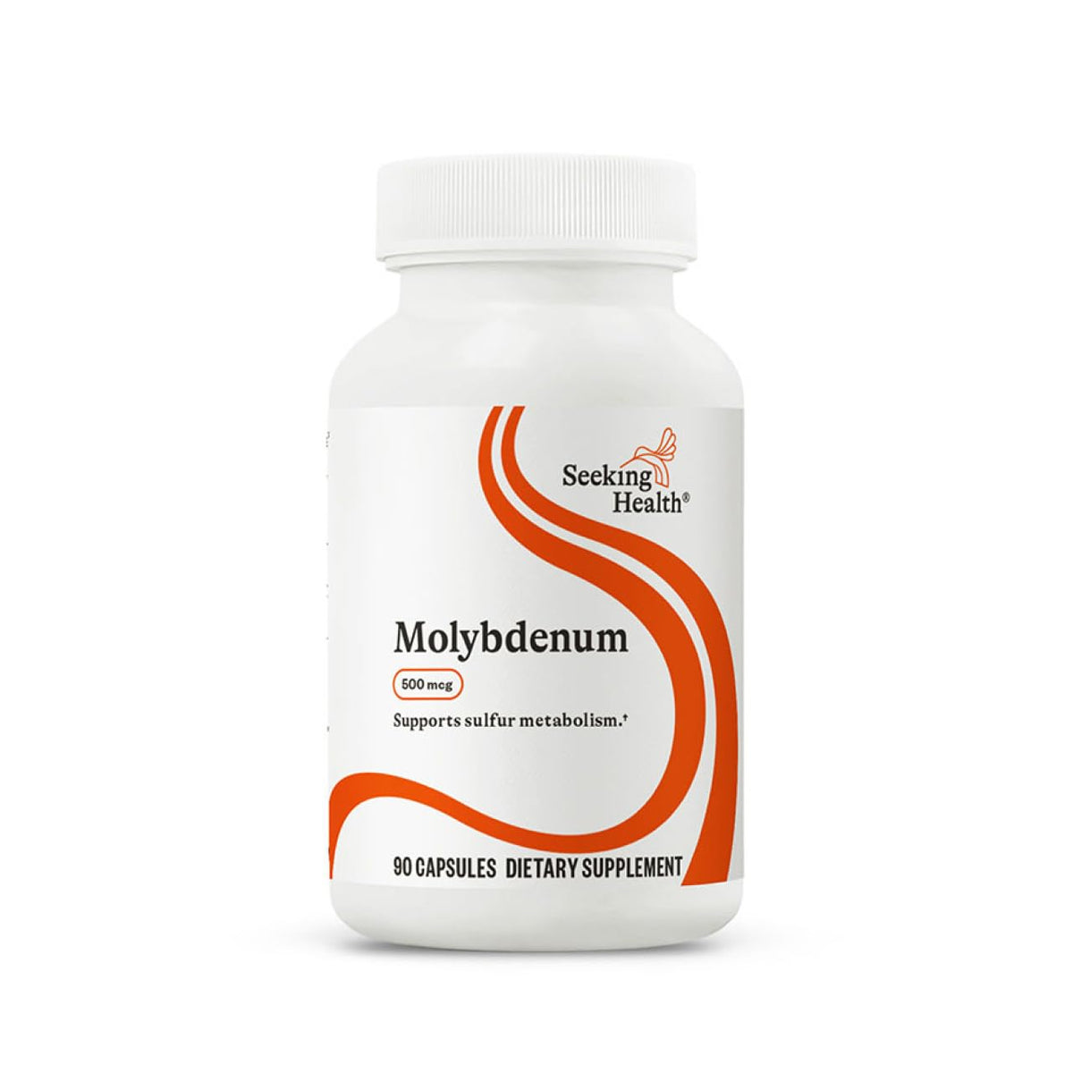 Seeking Health Molybdenum Glycinate Chelate 500 mcg supplement front view