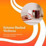 Seeking Health Multivitamin capsule on a wooden surface