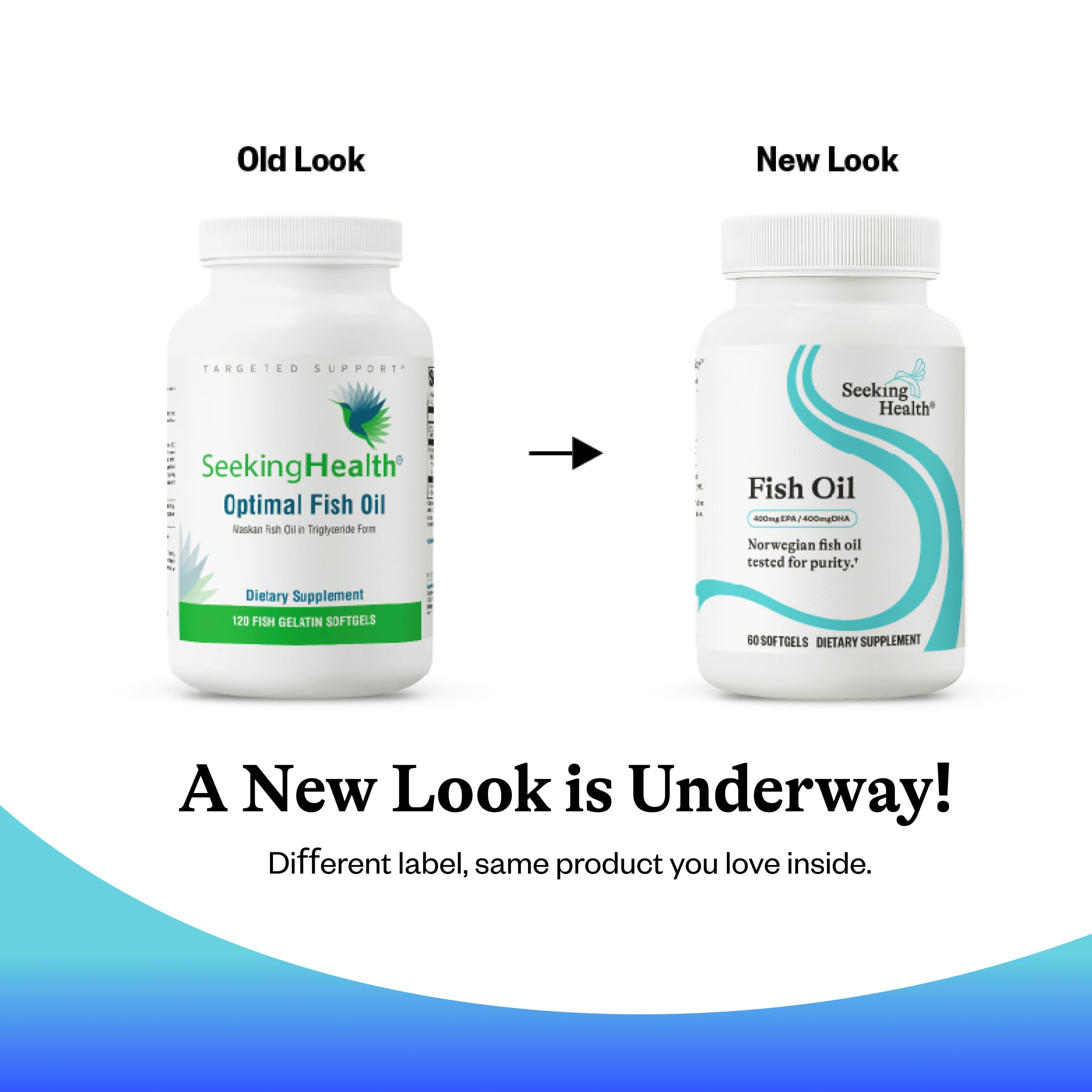 Seeking Health Optimal Fish Oil Softgels close-up